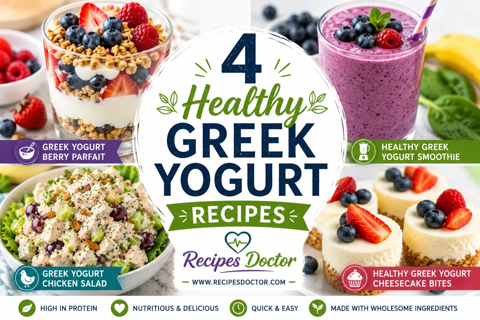 4 Healthy Greek Yogurt Recipes