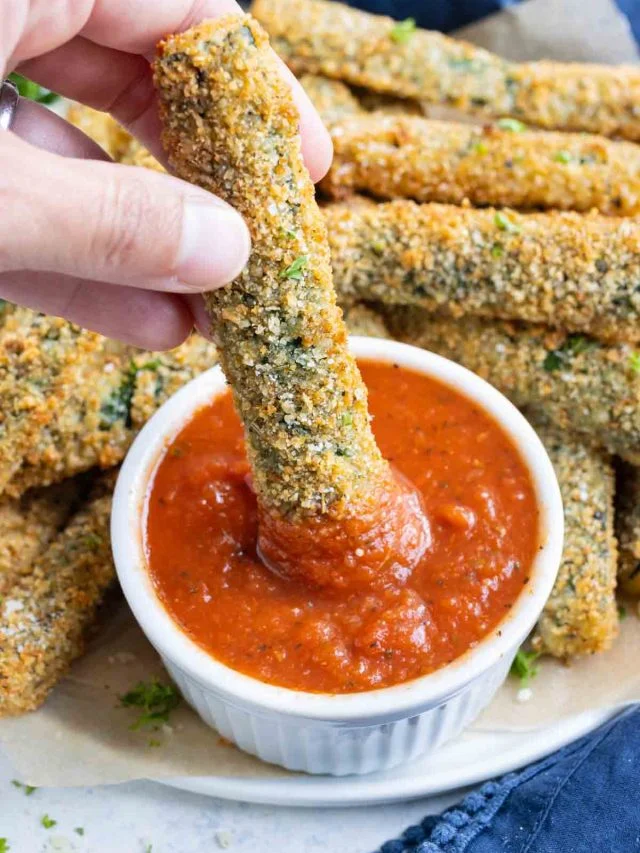 Baked Parmesan Zucchini Fries