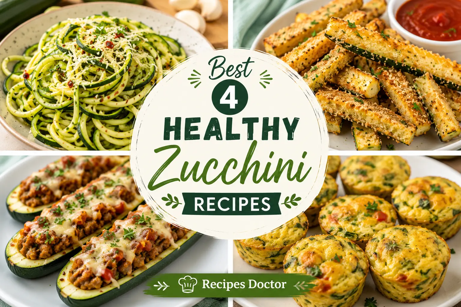 Best 4 Healthy Zucchini Recipes