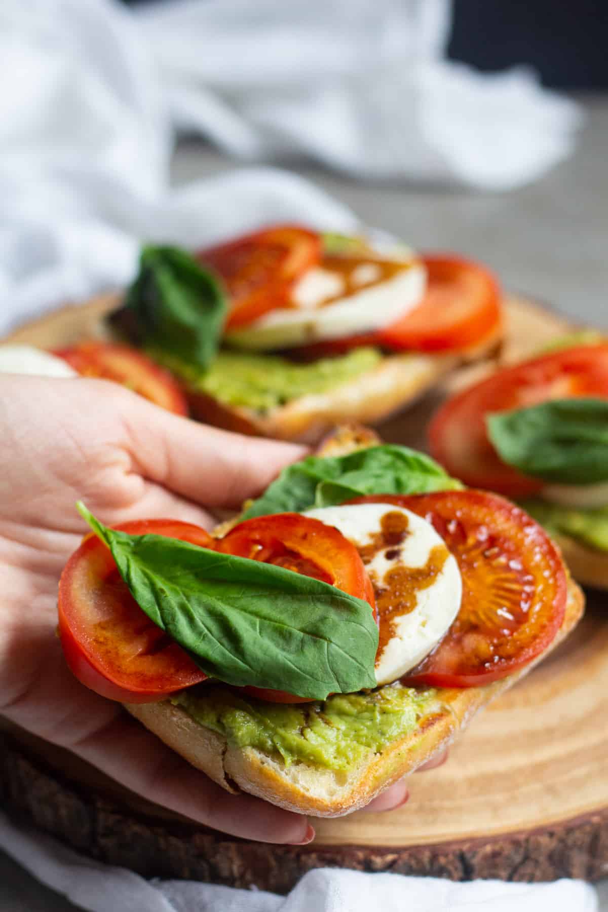 Caprese Avocado Sandwich