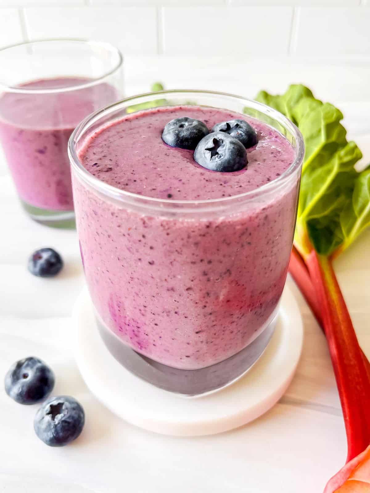 Healthy Rhubarb Smoothie