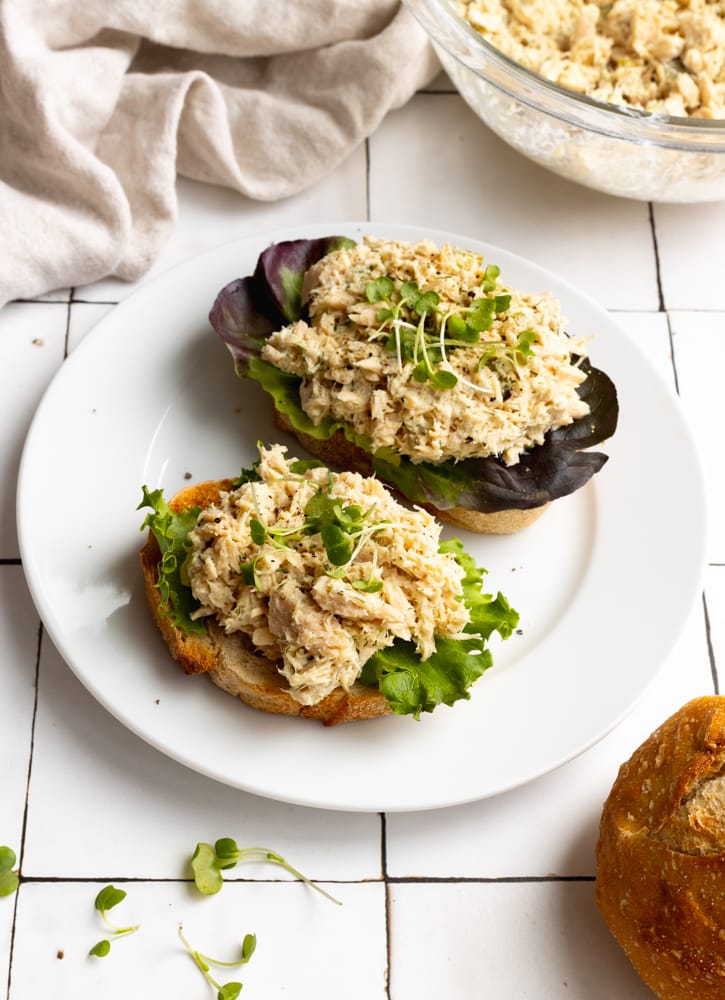 Tuna Salad Greek Yogurt Sandwich