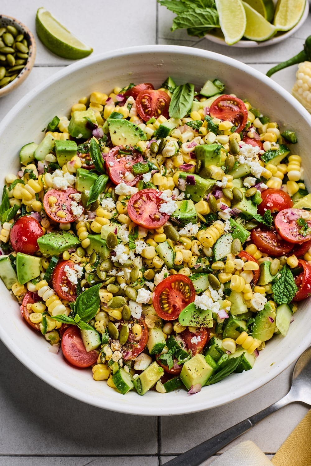 Fresh Corn and Avocado Salad