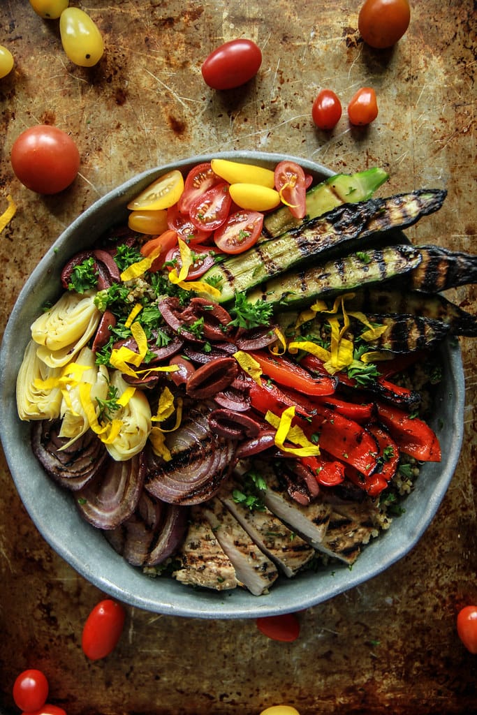 Grilled Mediterranean Chicken Bowl